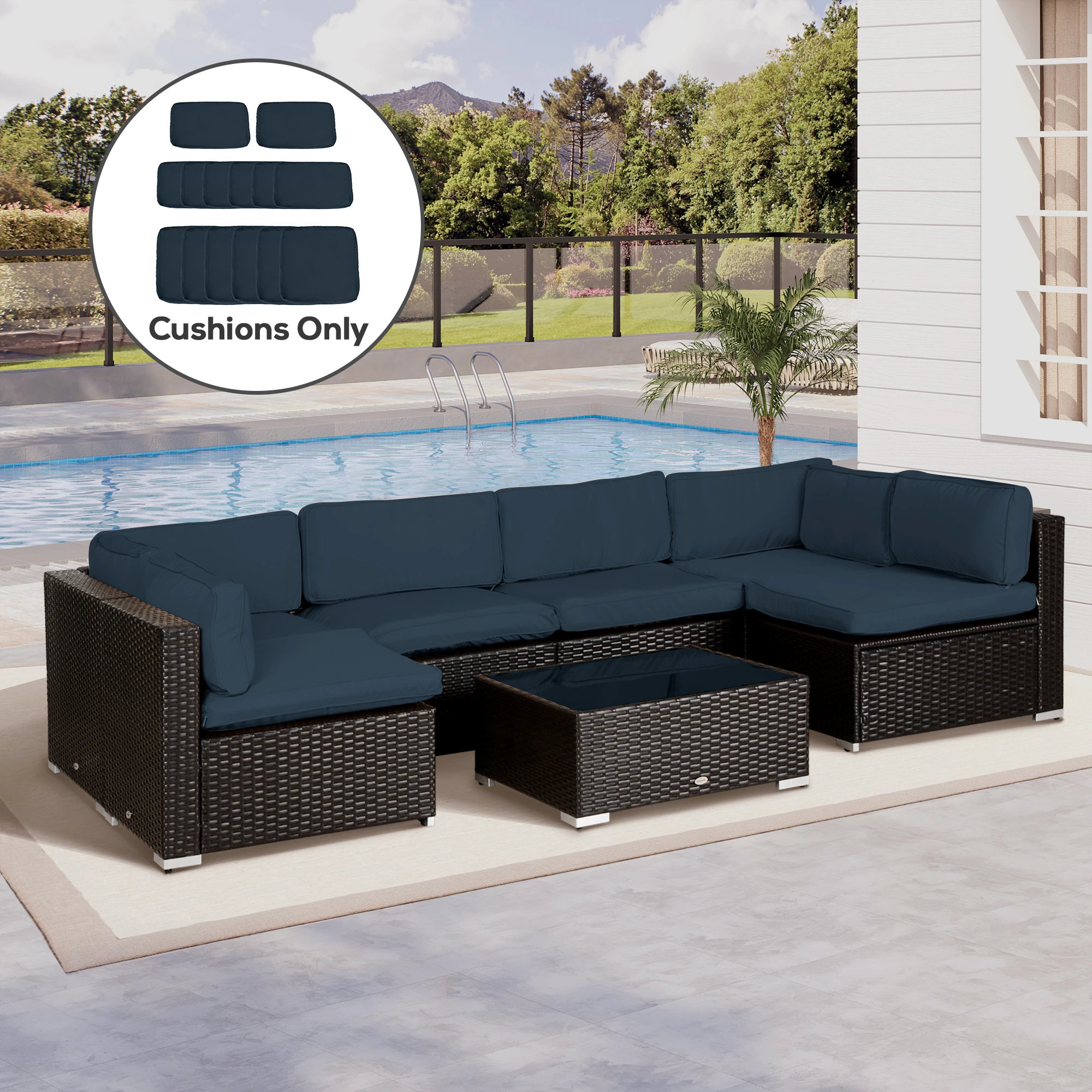 Housses de coussins de rechange (14 pièces)